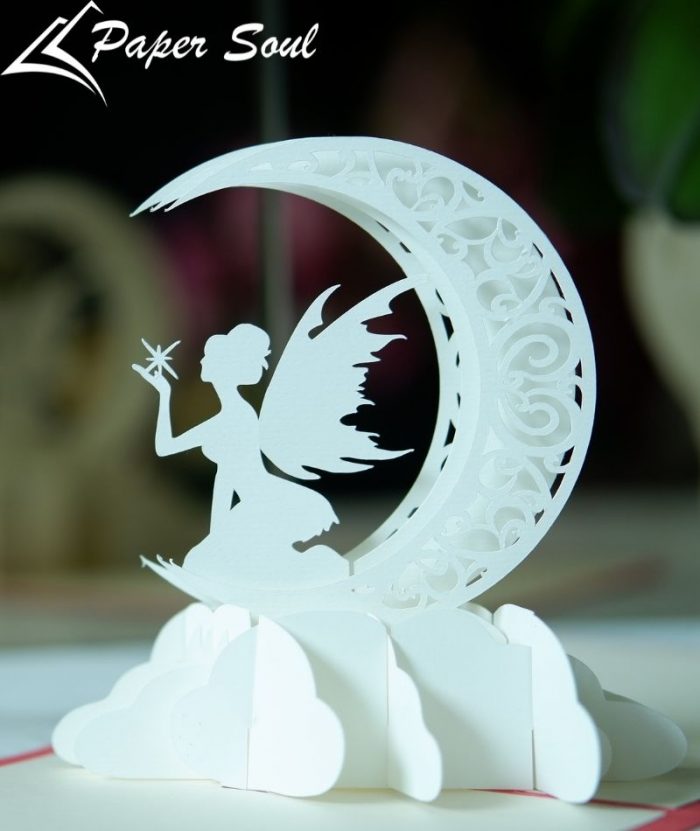 Fairy pop-up card template