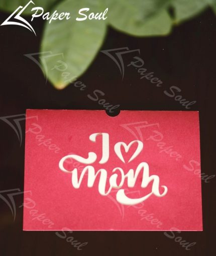 Heart pop-up card for mother's day