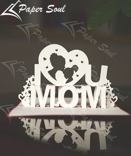 How to make a heart pop-up card for mother's day
