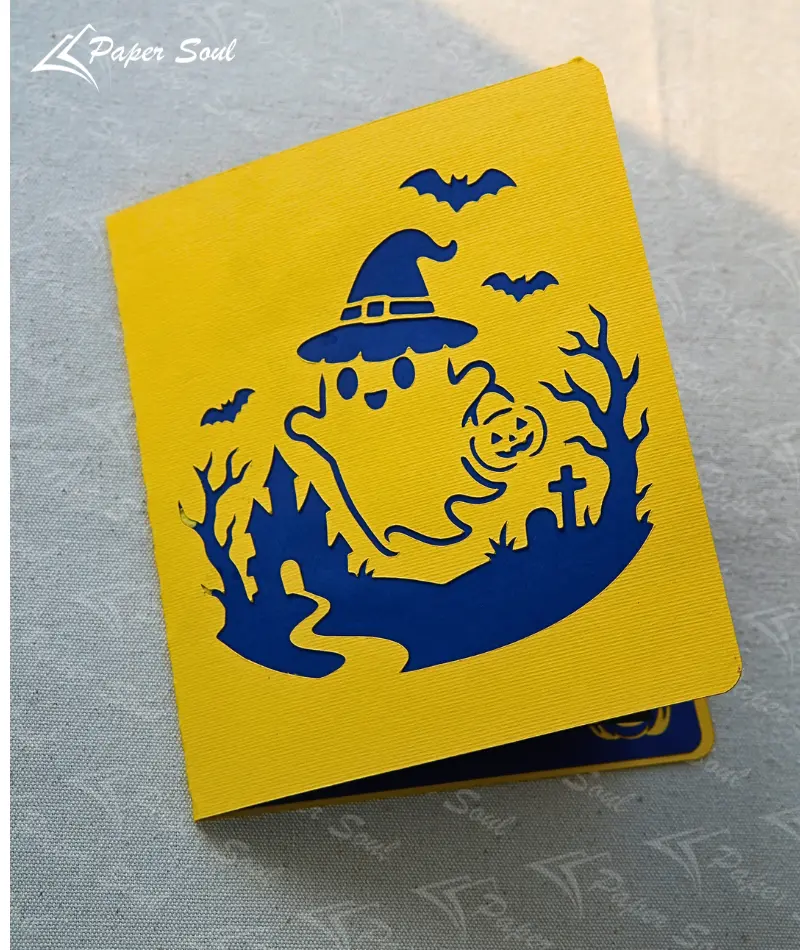 DIY-halloween-card The cover of the DIY Halloween card